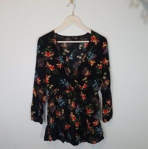 Floral romper EUC